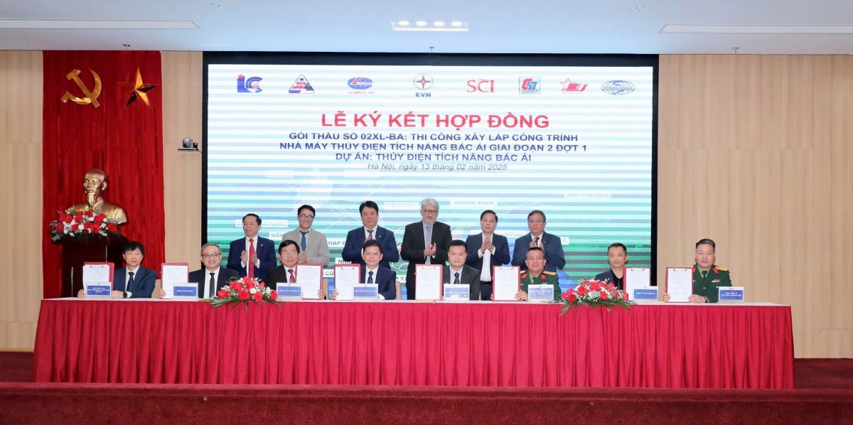 Signing the contract for construction and installation of Bac Ai Pumped Storage HPP (Phase 2)