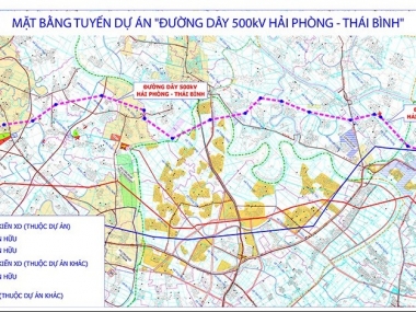 Chấp thuận chủ trương đầu tư, nhà đầu tư dự án đường dây 500kV Hải Phòng - Thái Bình