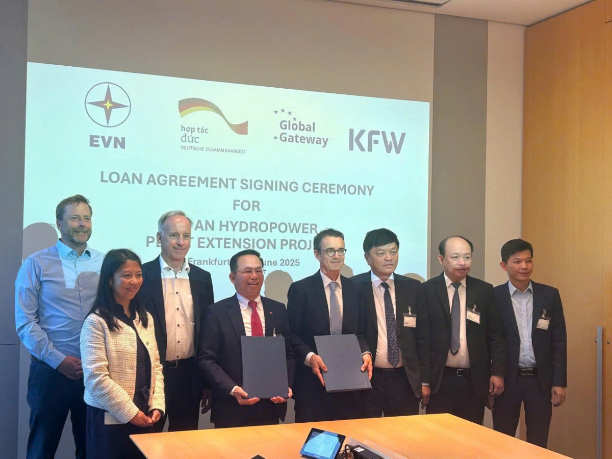 EVN and KfW Sign Loan Agreement for Tri An Hydropower Plant Expansion Project