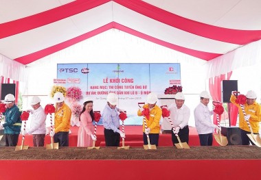 Khởi công tuyến ống (trên bờ) dự án đường ống dẫn khí Lô B - Ô Môn