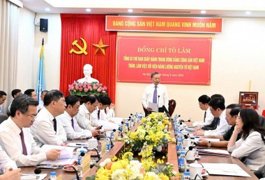 Conclusions of General Secretary To Lam at the meeting with the Vietnam Atomic Energy Institute