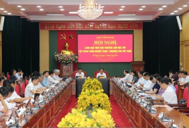 Tình hình hoạt động sản xuất, kinh doanh của TKV tại tỉnh Thái Nguyên