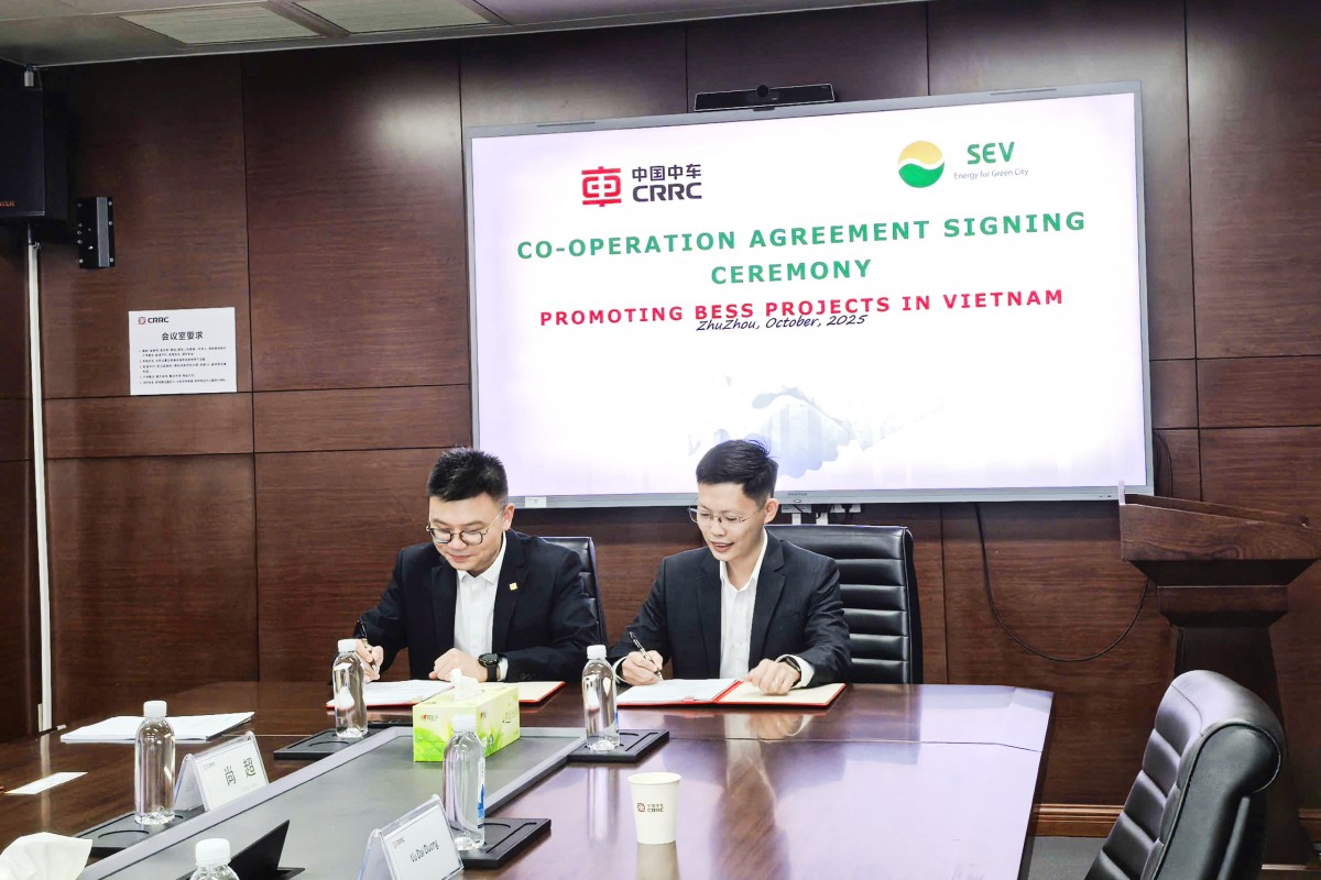 CRRC and SEV join forces to accelerate BESS development in Vietnam CRRC and SEV join forces to accelerate BESS development in Vietnam