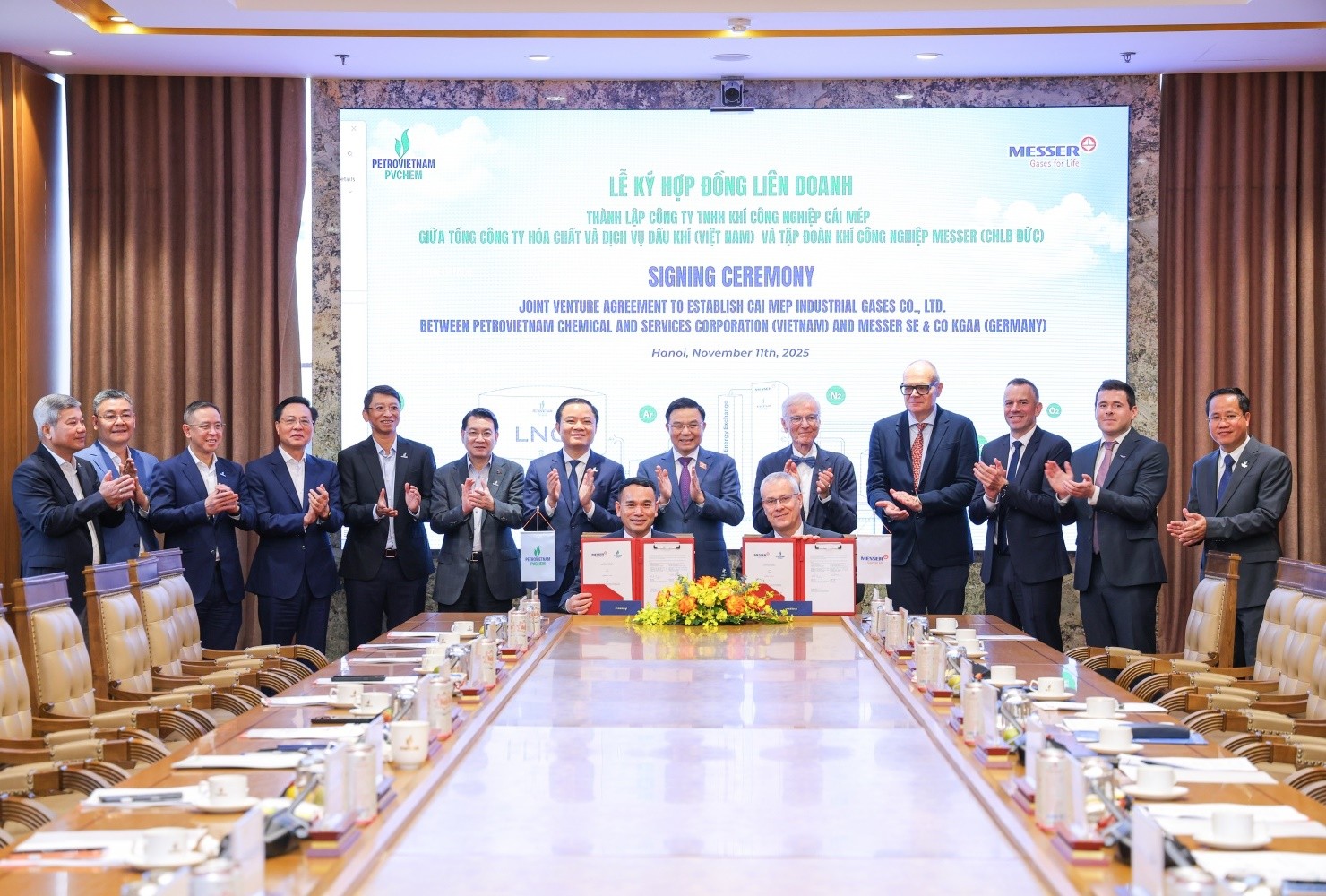 Kick-off of the Cai Mep industrial gas plant project (Ho Chi Minh City) Kick-off of the Cai Mep industrial gas plant project (Ho Chi Minh City)