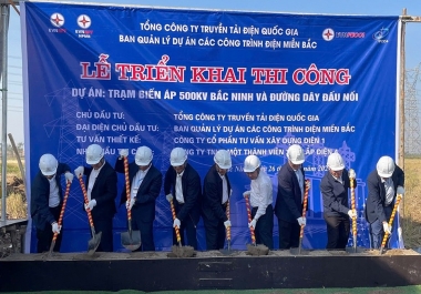 Triển khai thi công dự án Trạm biến áp 500kV Bắc Ninh và đường dây đấu nối