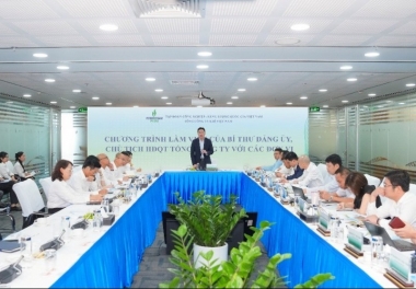 Chủ tịch HĐQT PV GAS làm việc với các khối đơn vị của Tổng công ty