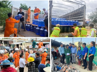 EVNGENCO3 triển khai 2 đợt hỗ trợ khẩn cấp tại miền Trung, Tây Nguyên sau bão lũ