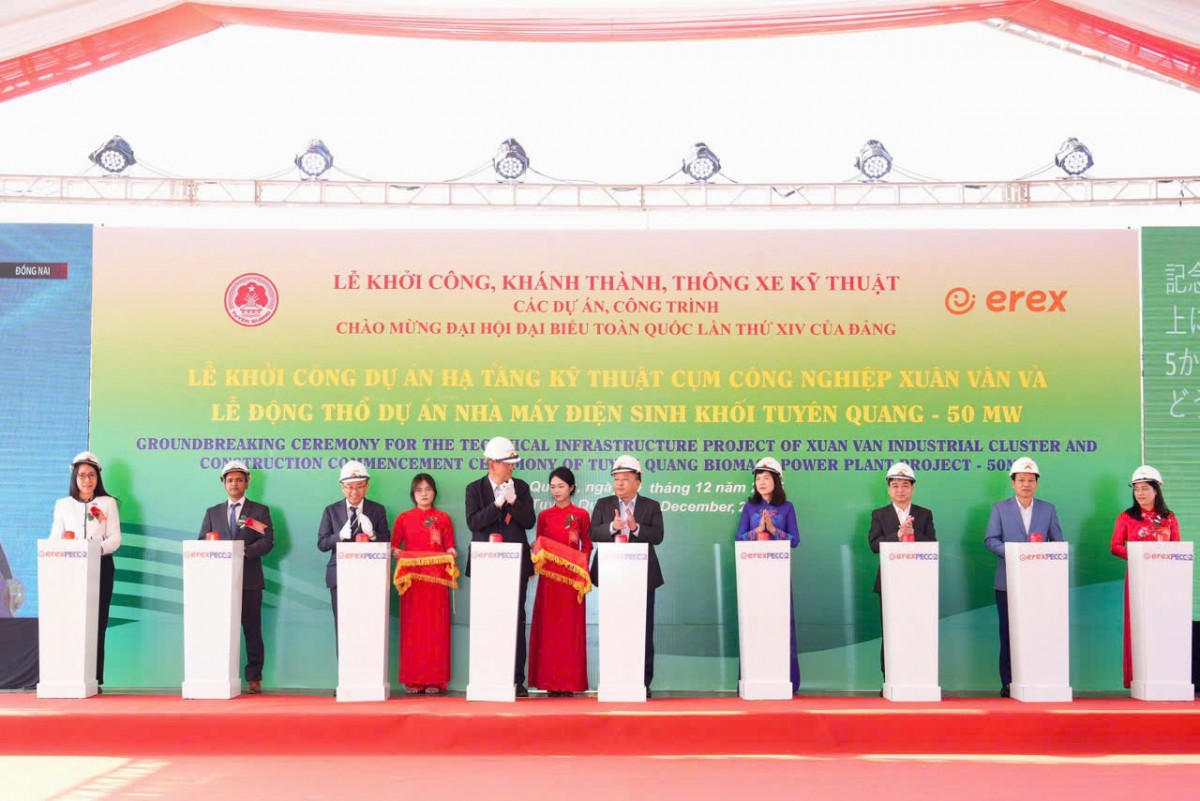 Groundbreaking Ceremony for Tuyen Quang Biomass Power Plant Project