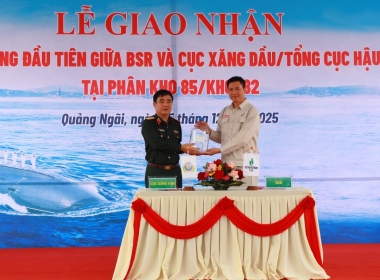 BSR bàn giao lô nhiên liệu đặc chủng đầu tiên phục vụ quốc phòng