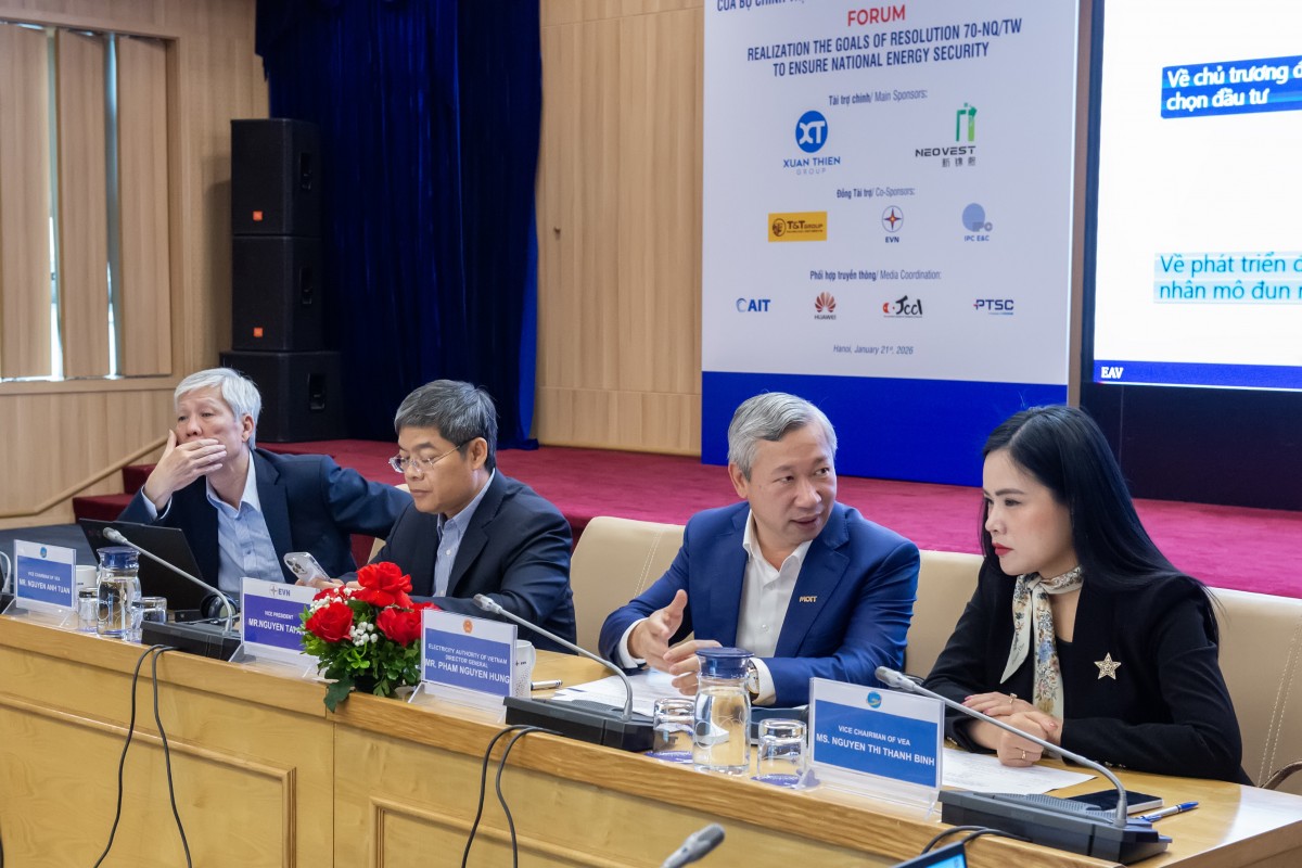 Realizing the Goals of Politburo Resolution No. 70 on Ensuring National Energy Security Realizing the Goals of Politburo Resolution No. 70 on Ensuring National Energy Security