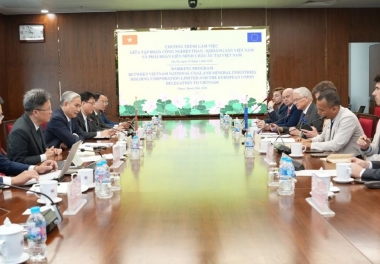 TKV làm việc với EU về hợp tác trong lĩnh vực bô xít và đất hiếm