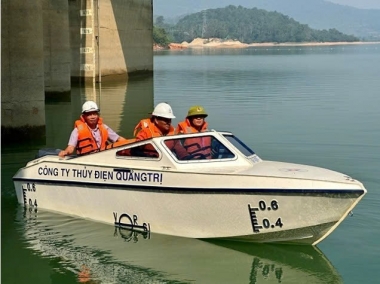 Tăng cường tuần tra, đảm bảo an ninh, an toàn giao thông trên lòng hồ Thủy điện Quảng Trị