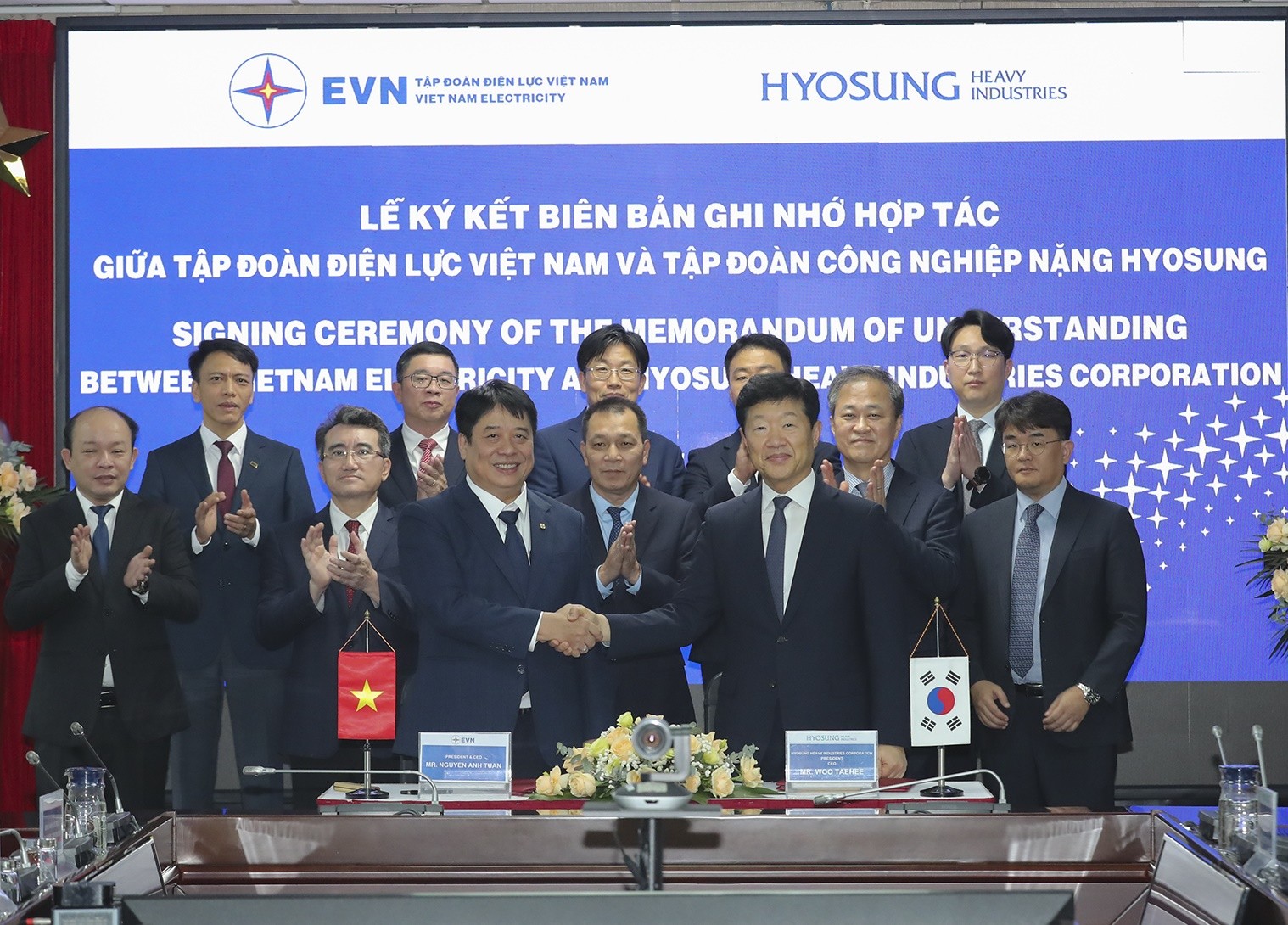 EVN, Hyosung and KEPCO expand cooperation on new power projects in Vietnam