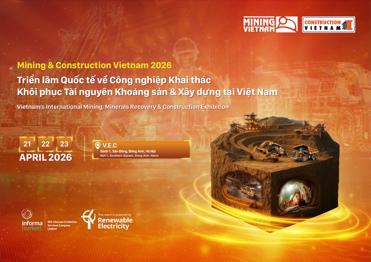 Mining & Construction Vietnam 2026: A Large-Scale Exhibition Connecting Technology and Businesses in the Mining & Construction Industry