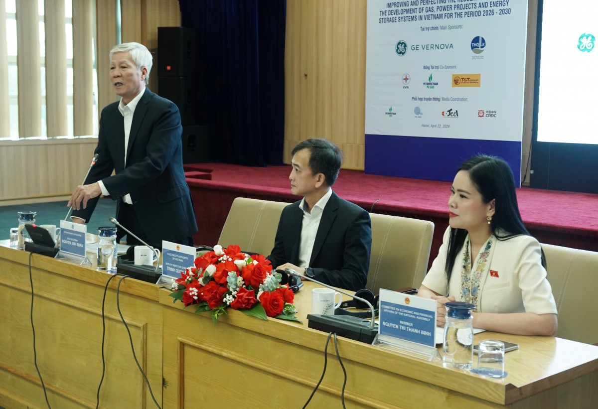 Improving and perfecting the regulations for the development of gas, power projects and energy storage systems in Vietnam for the period 2026 – 2030