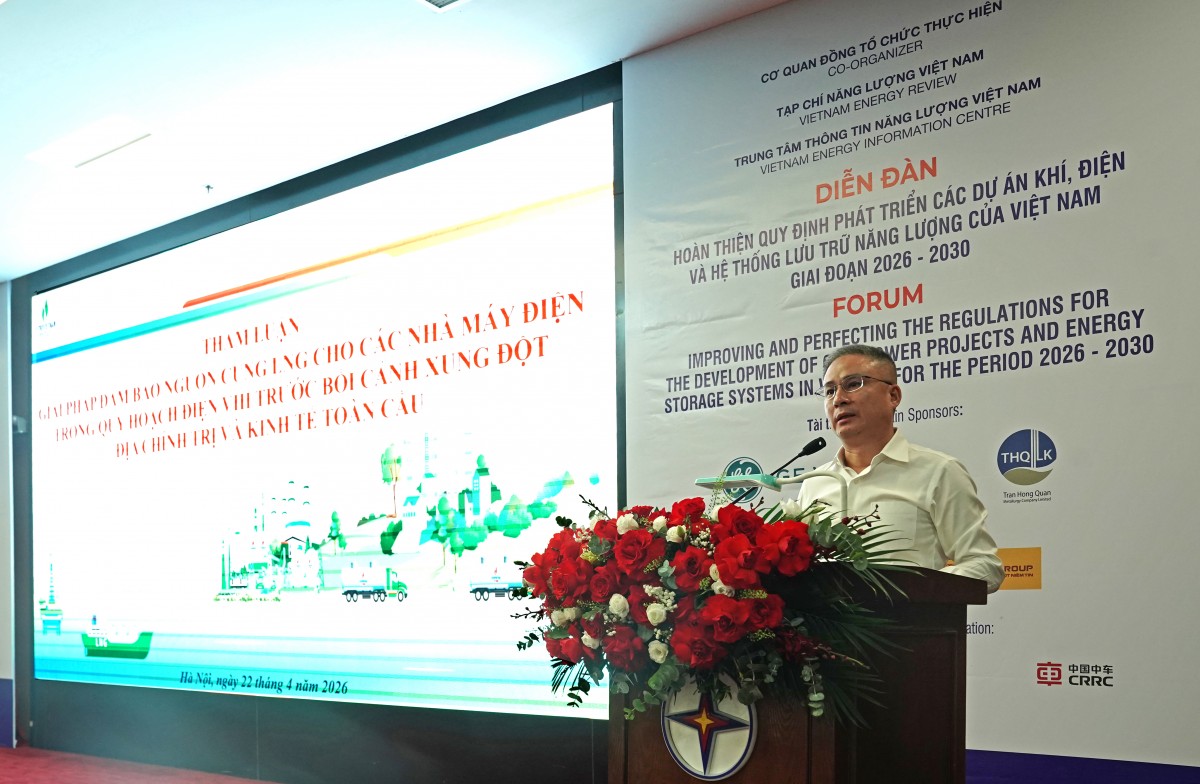Improving and perfecting the regulations for the development of gas-to-power projects and energy storage systems in Vietnam for the period 2026 – 2030