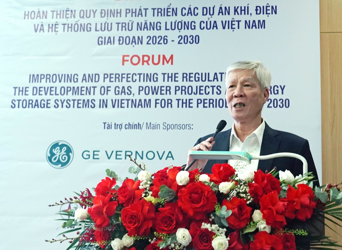 Improving and perfecting the regulations for the development of gas-to-power projects and energy storage systems in Vietnam for the period 2026 – 2030