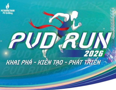 PVD RUN 2026 hướng tới chào mừng 25 năm Ngày thành lập PV Drilling