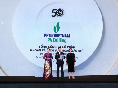 PV Drilling trong Top VIX50 và Top 50 Doanh nghiệp phát triển bền vững 2026
