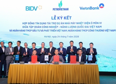 Ký hợp đồng tín dụng tài trợ dự án Nhà máy Nhiệt điện Ô Môn 4