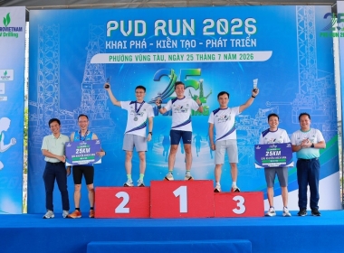 PVD RUN 2026 - Hơn 1.600 vận động viên cùng lan tỏa tinh thần ‘Khai phá - Kiến tạo - Phát triển’