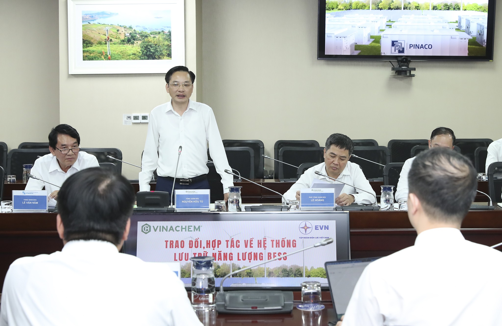EVN and Vinachem Discuss Roadmap for Cooperation on Battery Energy Storage Systems EVN and Vinachem Discuss Roadmap for Cooperation on Battery Energy Storage Systems