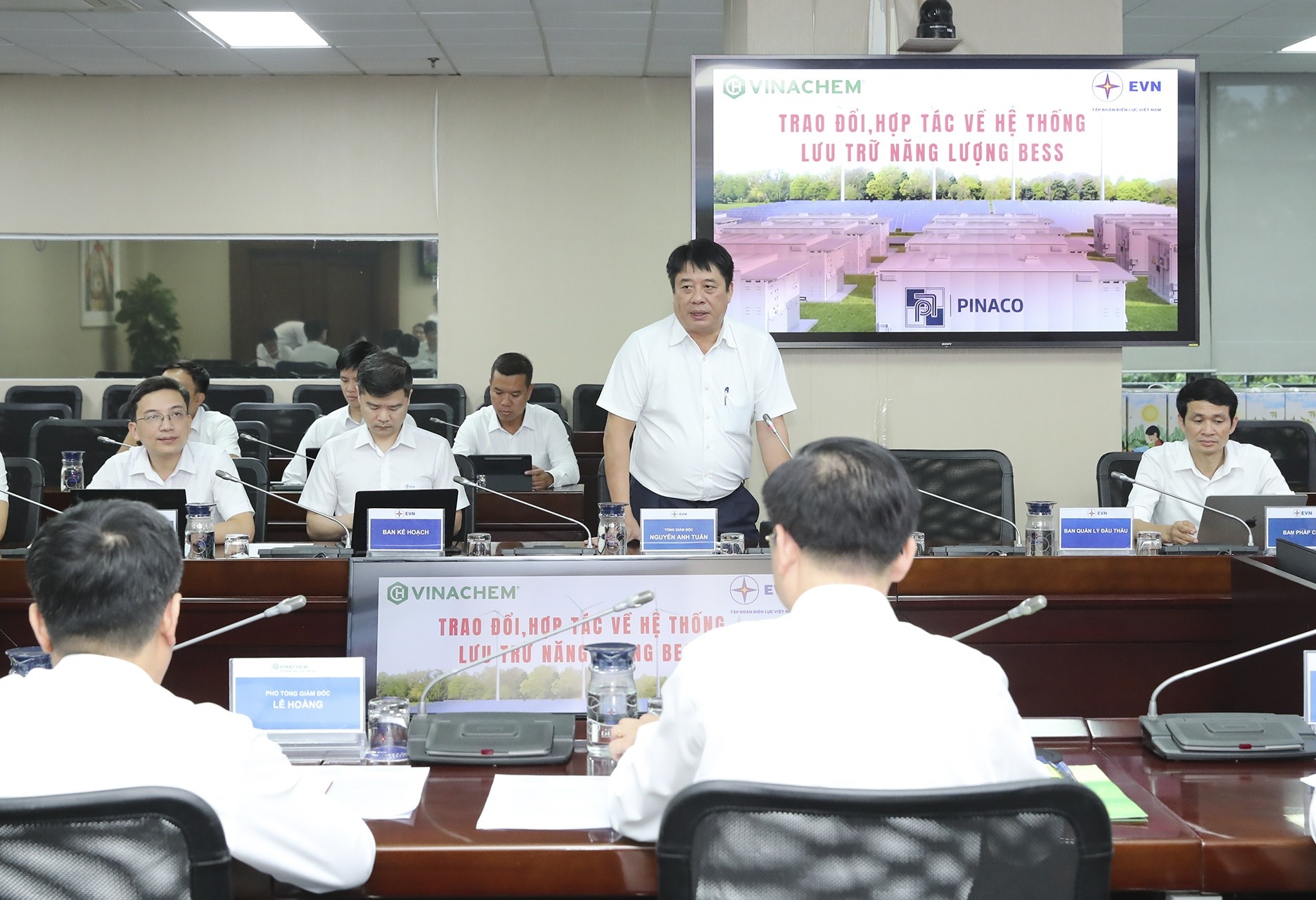 EVN and Vinachem Discuss Roadmap for Cooperation on Battery Energy Storage Systems EVN and Vinachem Discuss Roadmap for Cooperation on Battery Energy Storage Systems