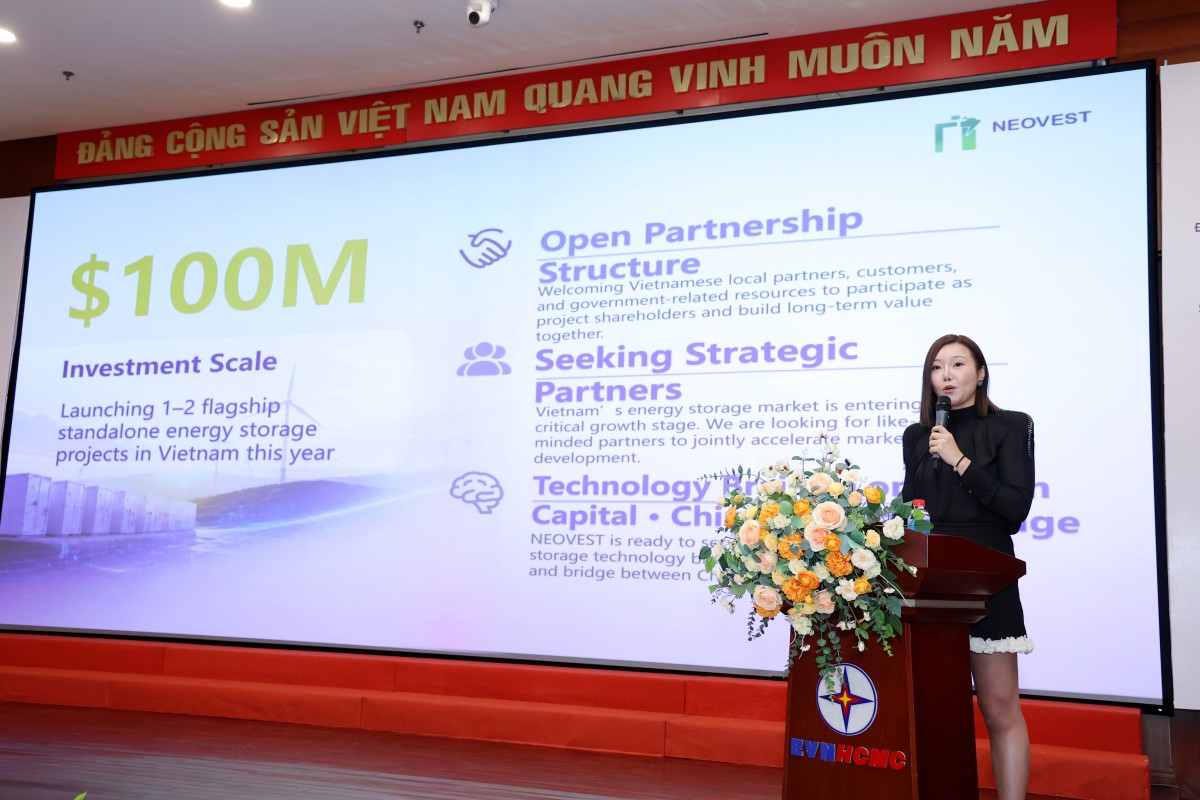 NEOVEST Shares International Experience and Development Models for Vietnams BESS Market NEOVEST Shares International Experience and Development Models for Vietnams BESS Market