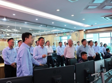 Chủ tịch HĐTV TKV Ngô Hoàng Ngân kiểm tra sản xuất, làm việc với Công ty Than Hà Lầm