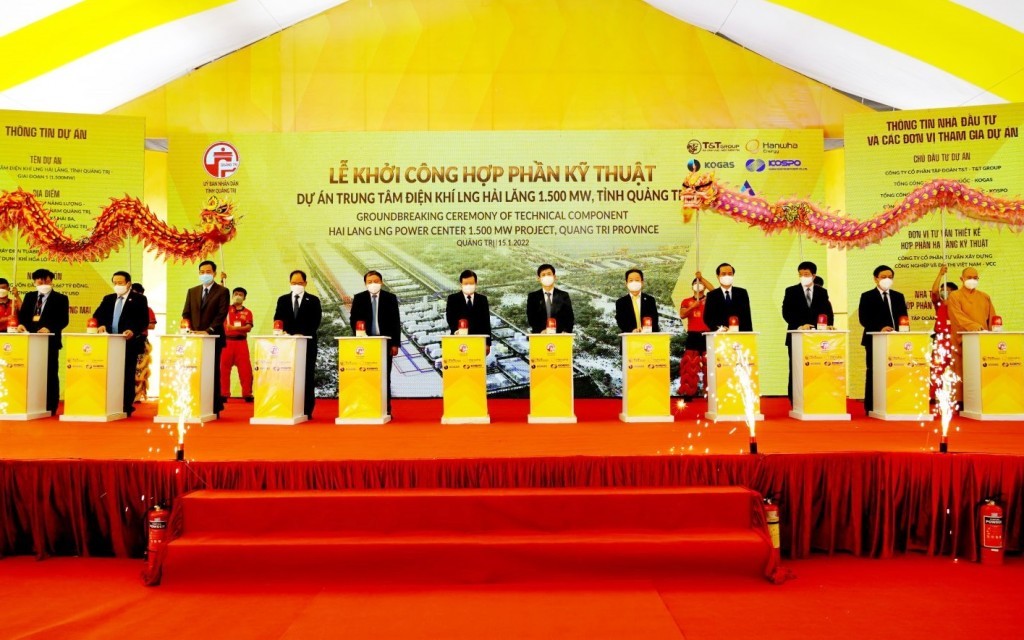 Starting the technical constituent of Hai Lang LNG Power Center