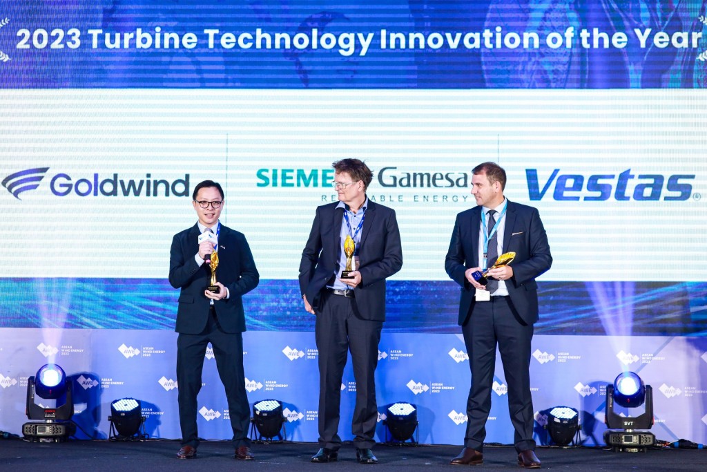 Goldwind is honored to receive the Turbine Technology Innovation of the Year award