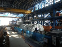 erection of generator of mong duong 1 thermal power plant project
