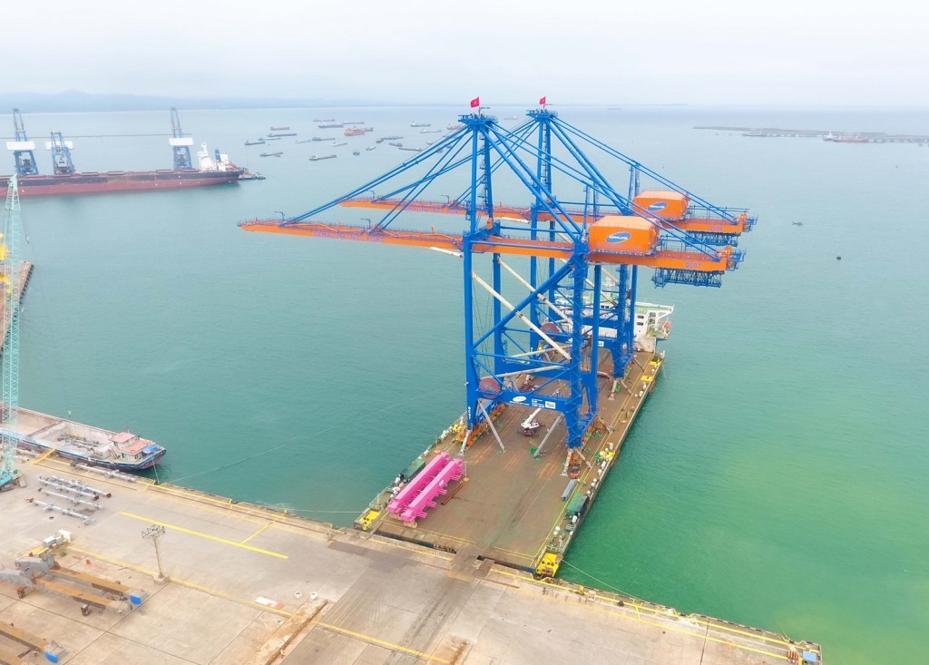 Doosan Vina completed the eight-giant Ship-to-Shore cranes for Gemalink international port