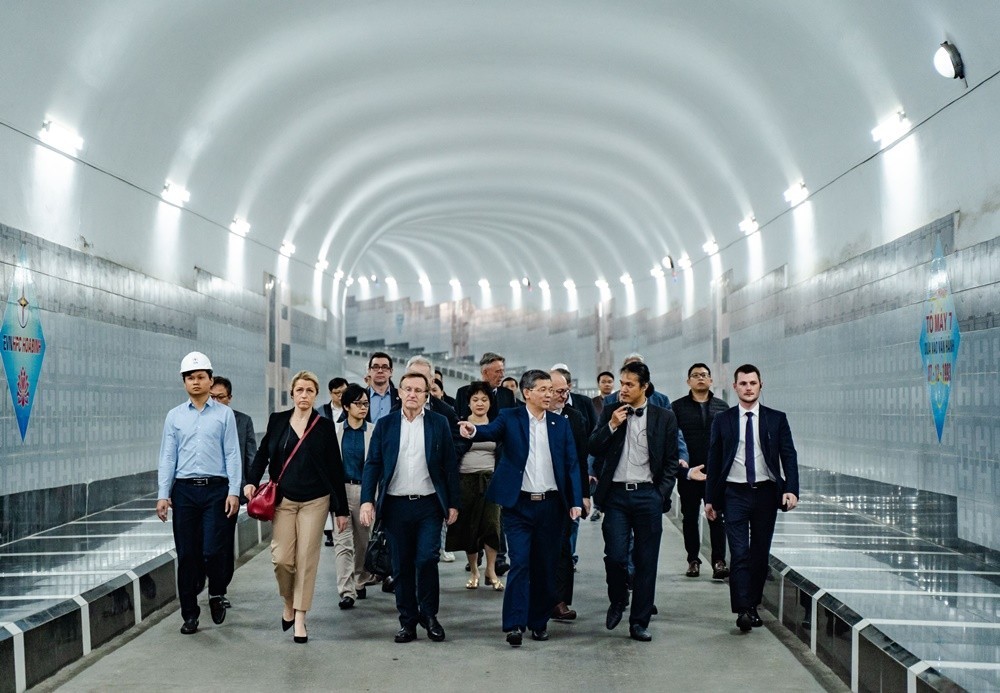 The working meeting between the French Development Agency and Electricity of Vietnam