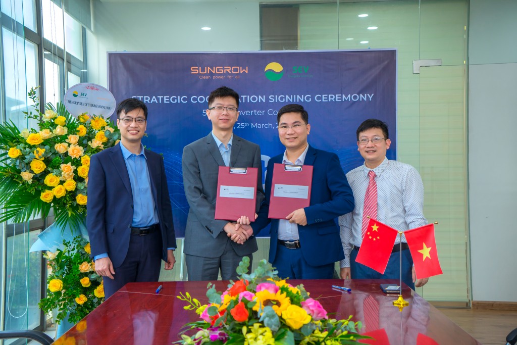 Sungrow and SEV Strengthen Collaboration in Vietnamese Solar Market with a New 50MW Contract
