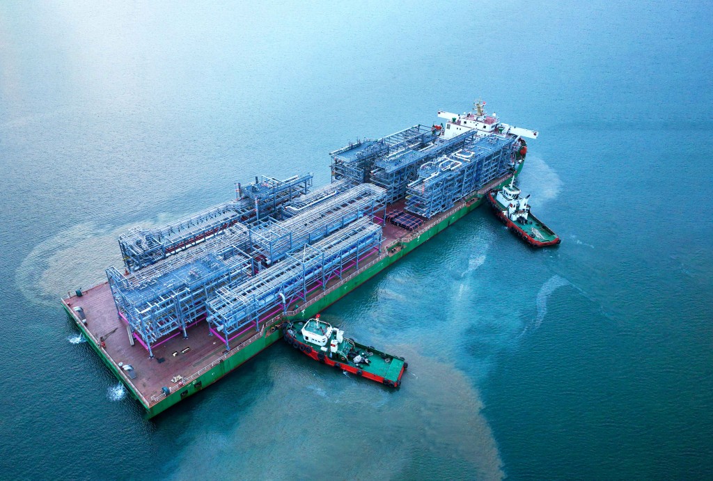 Doosan Vina exported 9 modules weighing 1,900 tons to Texas, USA