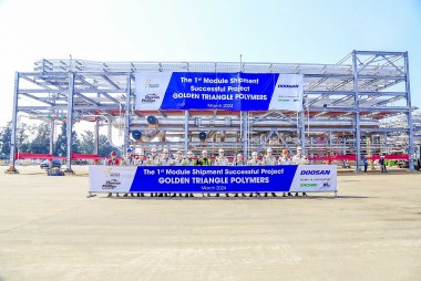 Doosan Vina exported 9 modules weighing 1,900 tons to Texas, USA