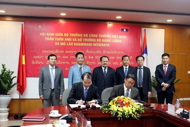 The Vietnam and Laos agreed in principle the price framework for bilateral power purchase