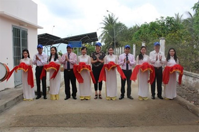 Danish-funded project provides solar power to Ben Tre waterworks