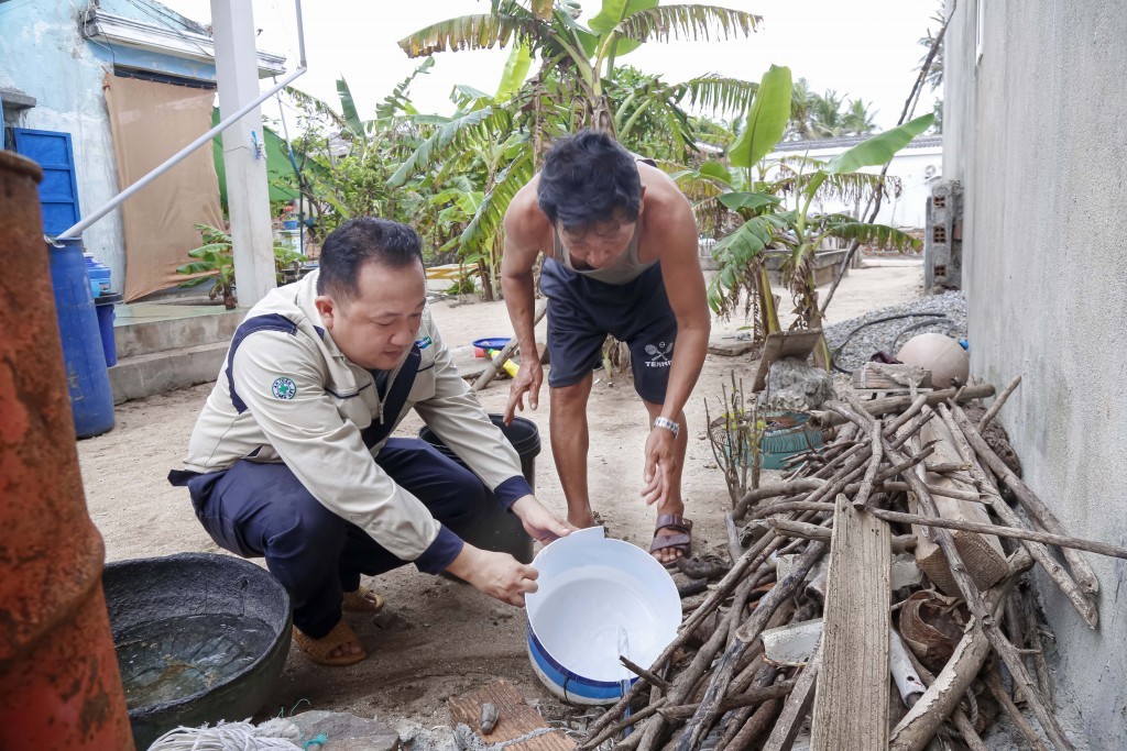 Doosan Vina continues to support the maintenance of two desalination plants on Ly Son island