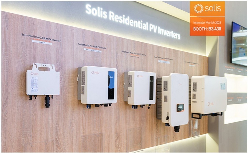 Strongly eye-catching Solis booth in Intersolar Europe