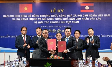 vietnam laos signed a memorandum of understanding on cooperation in the coal field