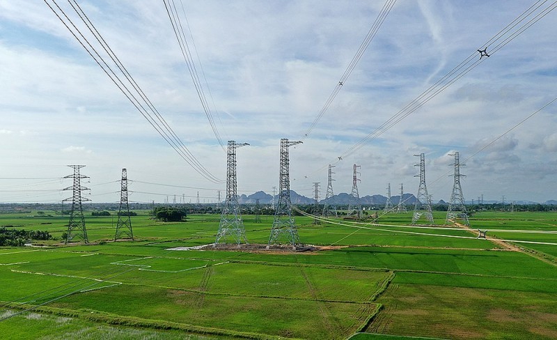 Energizing the third line of the 500kV project (Quynh Luu - Thanh Hoa section)