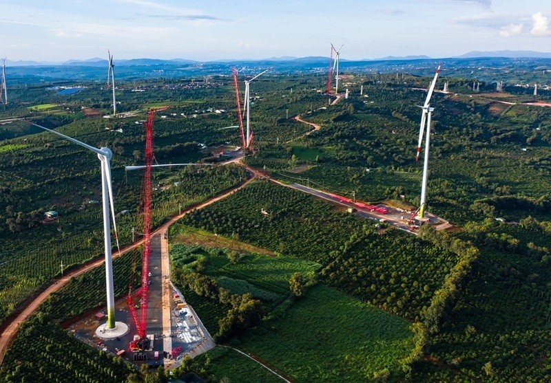 Updating wind power projects in Vietnam recognized to be in COD