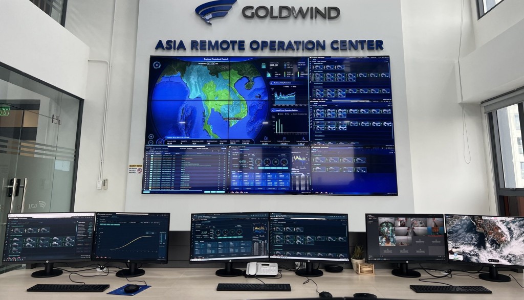 T&T visits Goldwind's Asia Remote Operation Center (ROC)