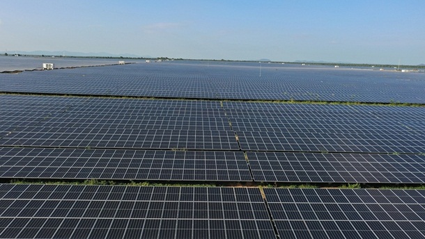 The largest solar power plant in Southeast Asia has operated