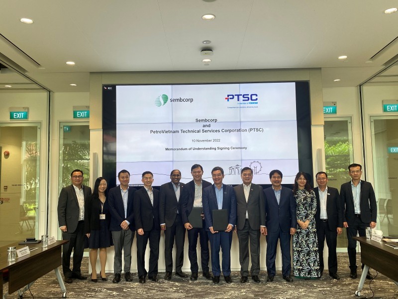 Sembcorp and PTSC cooperate in developing energy infrastructure in Vietnam