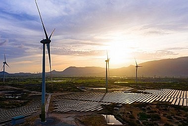 evn has completed a framework for electricity prices of the transitional solar and wind power projects