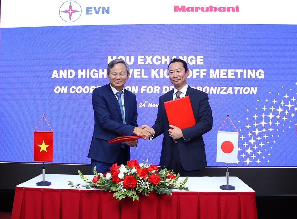EVN and Marubeni start-up cooperation for reducing carbon emissions