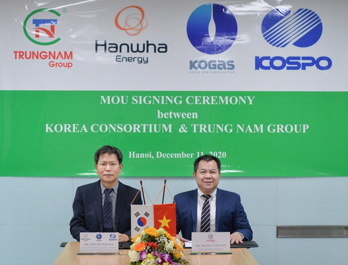 MOU Signing Ceremony between Korea Consortium and Trung Nam Group